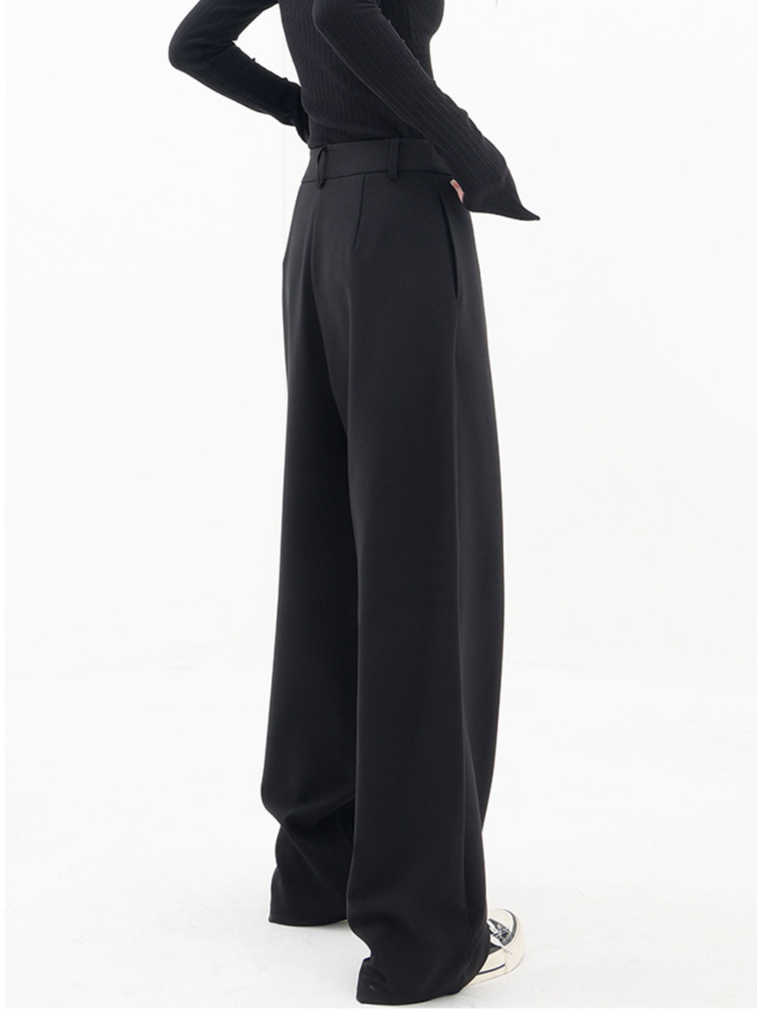 Size asymmetric trousers for women | Daphne -2