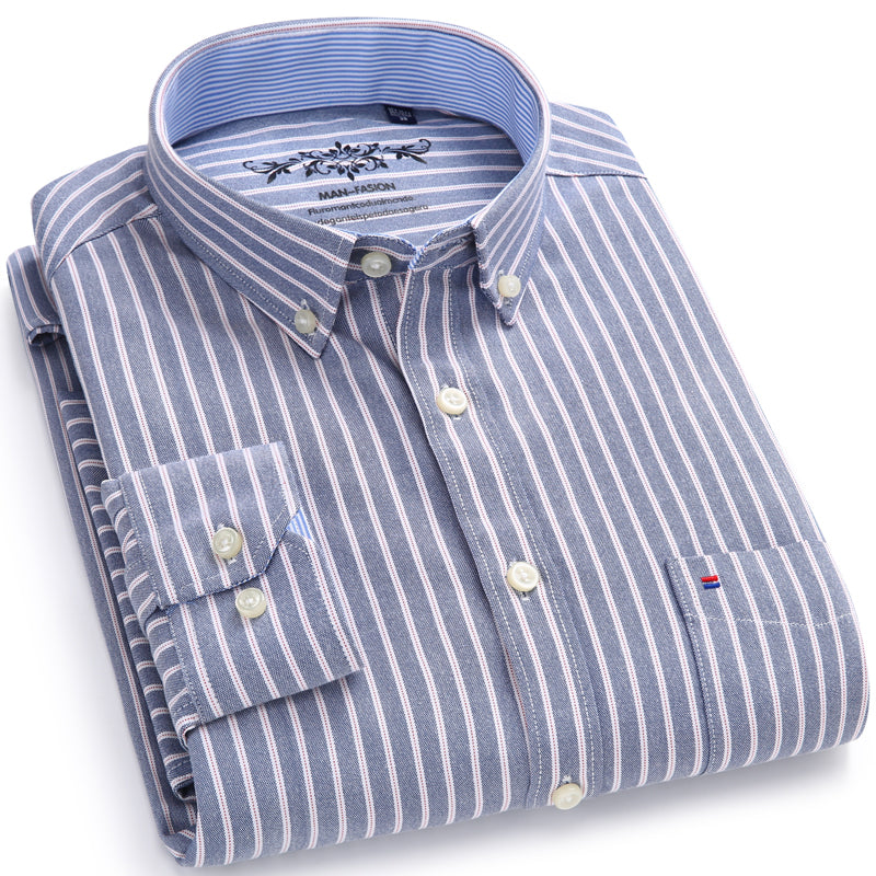 Button-up classic shirt for men | Peter -5