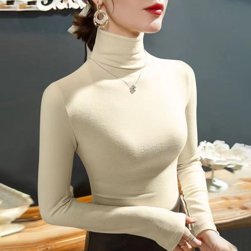 Long-sleeve turtleneck top for women | Elodie -4