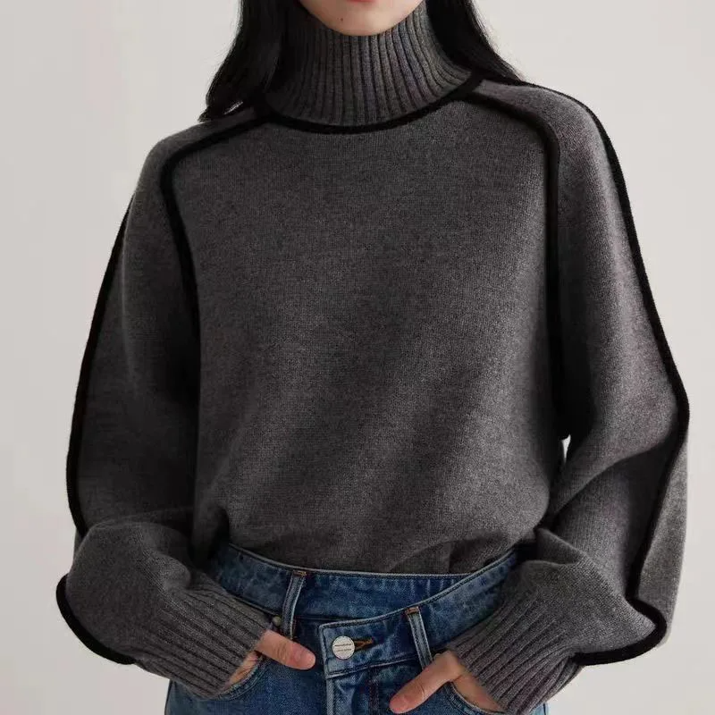 Sweater elegant turtleneck for women | Ashley -6