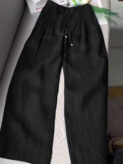 Relaxed wide-leg pants for women | Alina -2