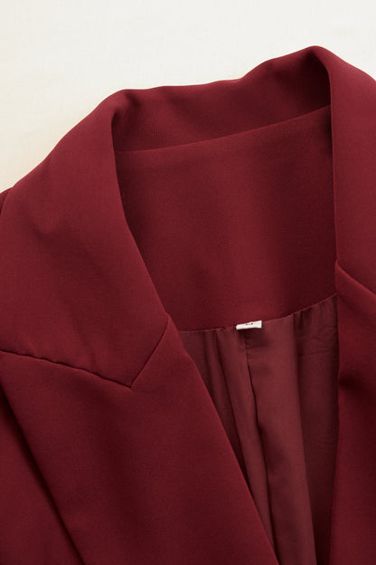 Tailored midi dress blazer for women | Camille -11