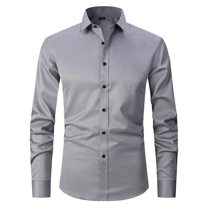 Button-up stretchy quality premium shirt for men | Liam -3