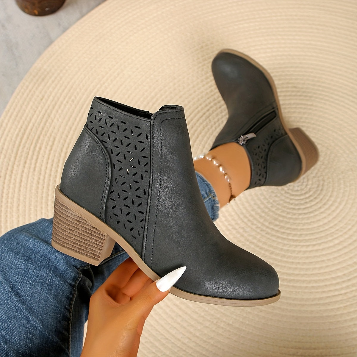 Ankle elegant comfortable boots for women -7