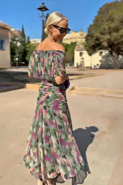 V-neck fantasy maxi special occasions dress for women | Elowen -7