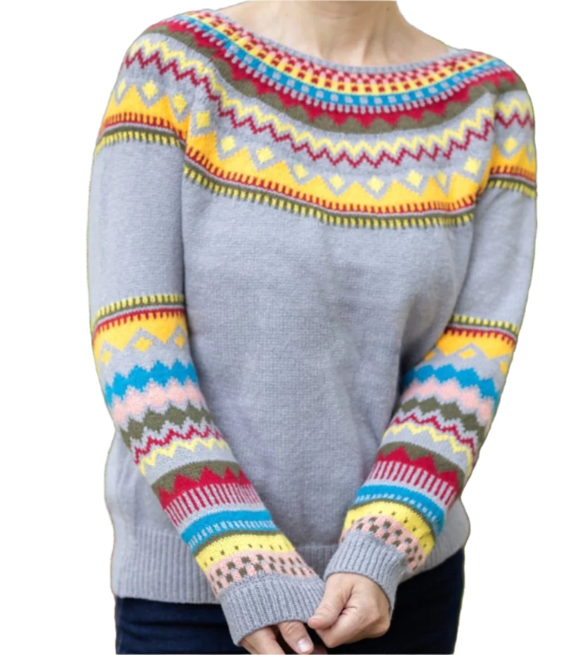 Retro chic sweater for women | Micka -1