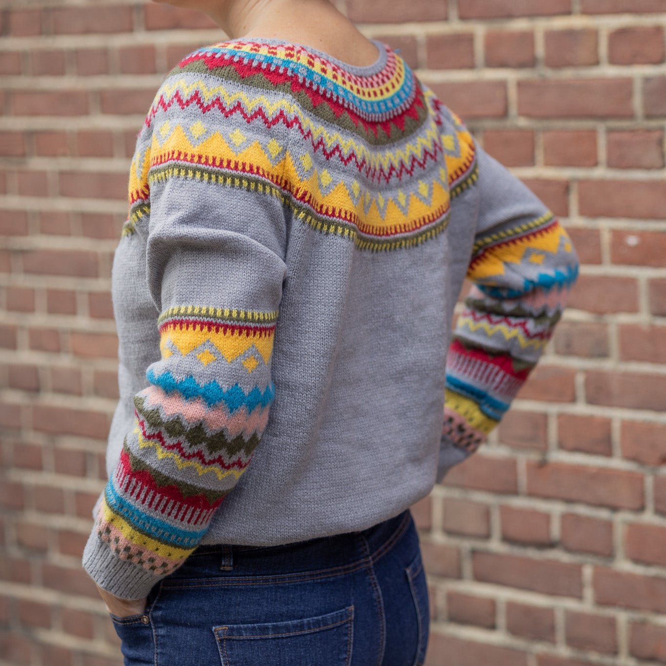 Retro chic sweater for women | Micka -2