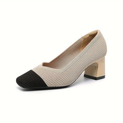 Elegant heeled stable pumps for women | Ameline -6