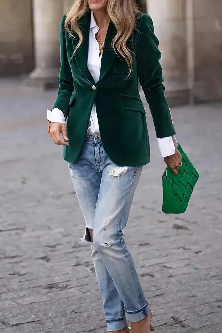Chic elegant blazer for women -13