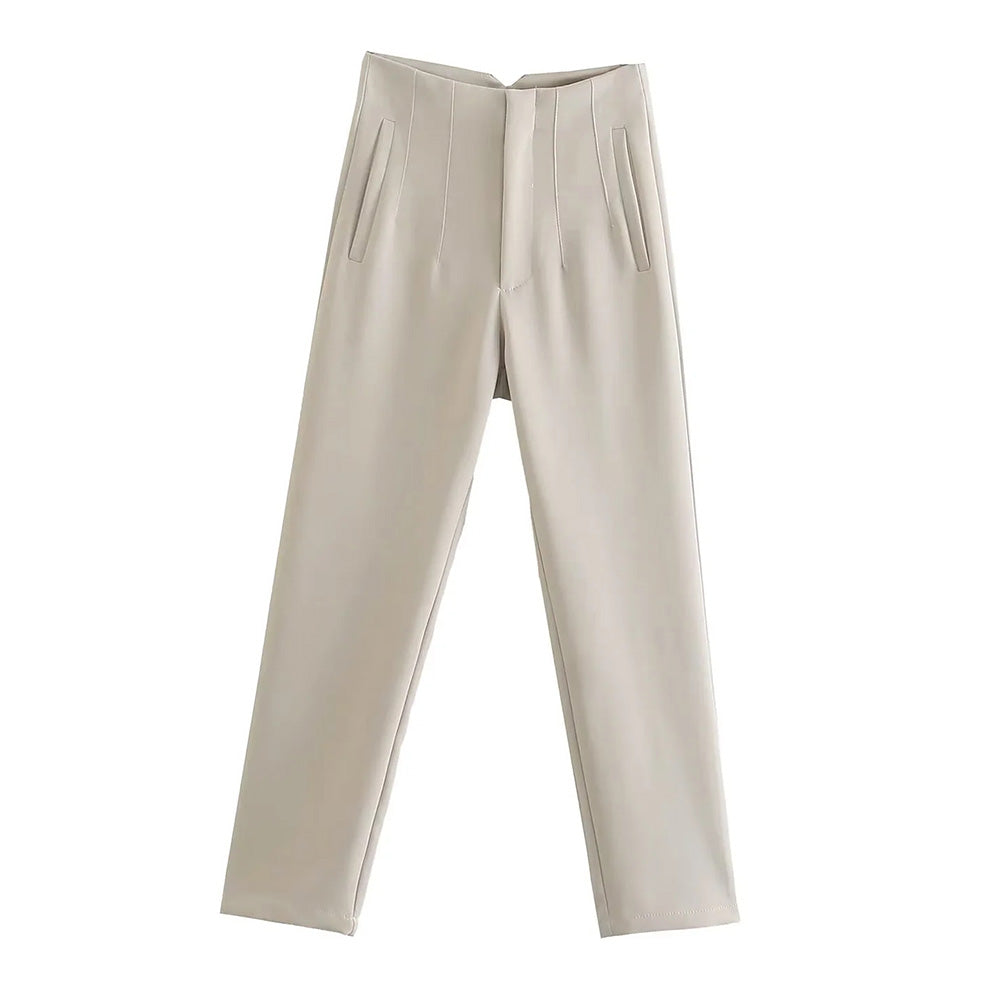 High-waisted vintage trousers for women | Florence -5