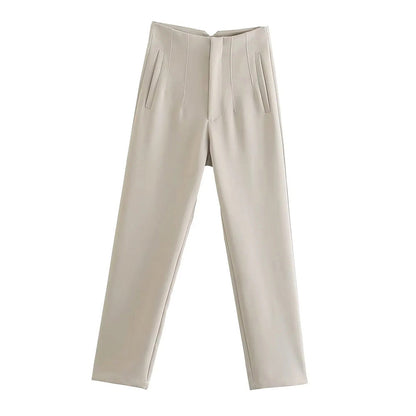 High-waisted vintage trousers for women | Florence -5