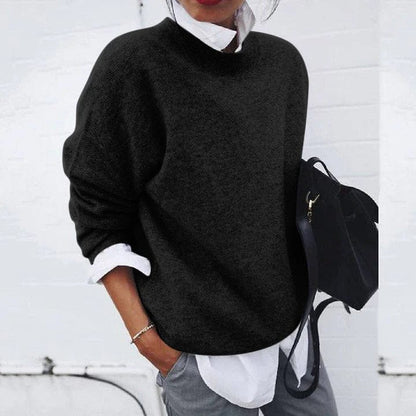 Soft loose fit sweater for women | Elvina -4