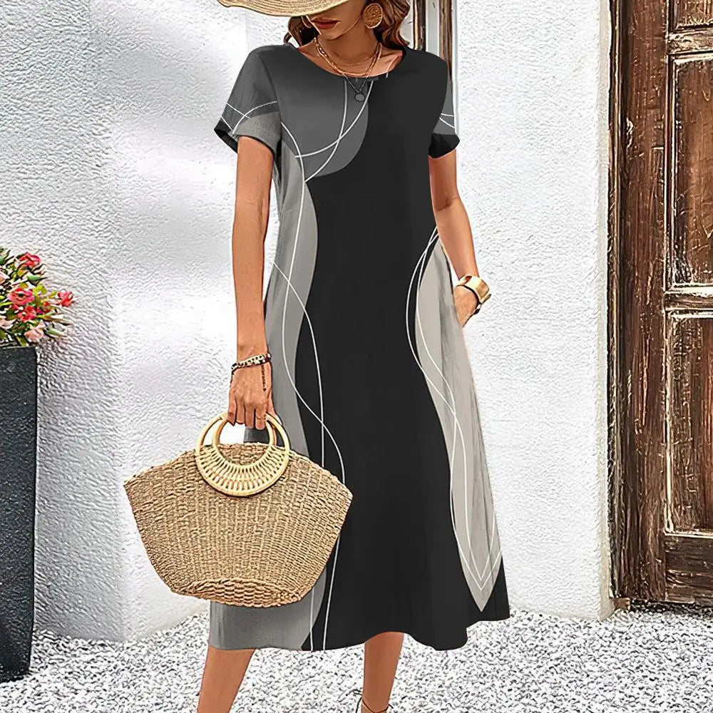 Summer elegant dress for women | Tessa -3