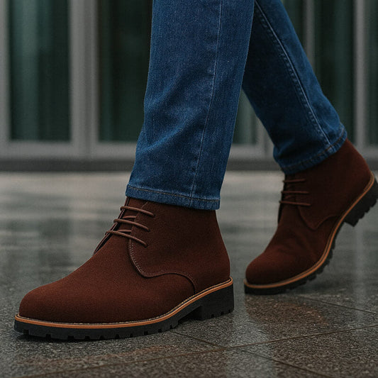 Ankle chukka elegant boots for men | Adrien -1