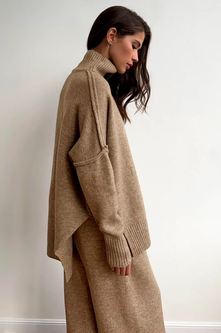 Luxurious matching winter set for women | Yelena -5