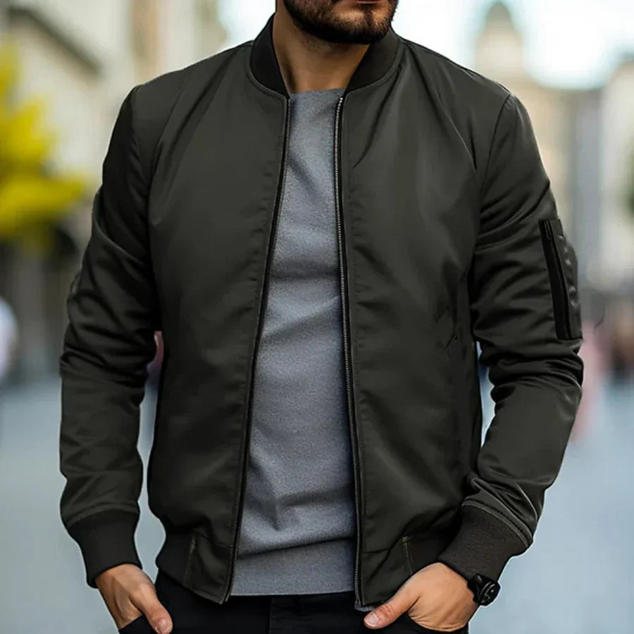 Bomber elegant jacket for men -5