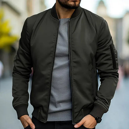 Bomber elegant jacket for men -5