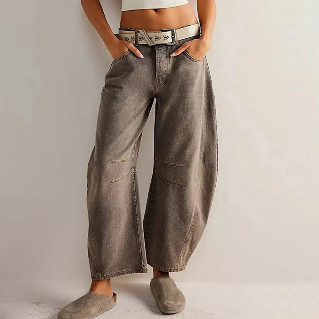 Comfort wide-leg jeans for women | Giselle -24