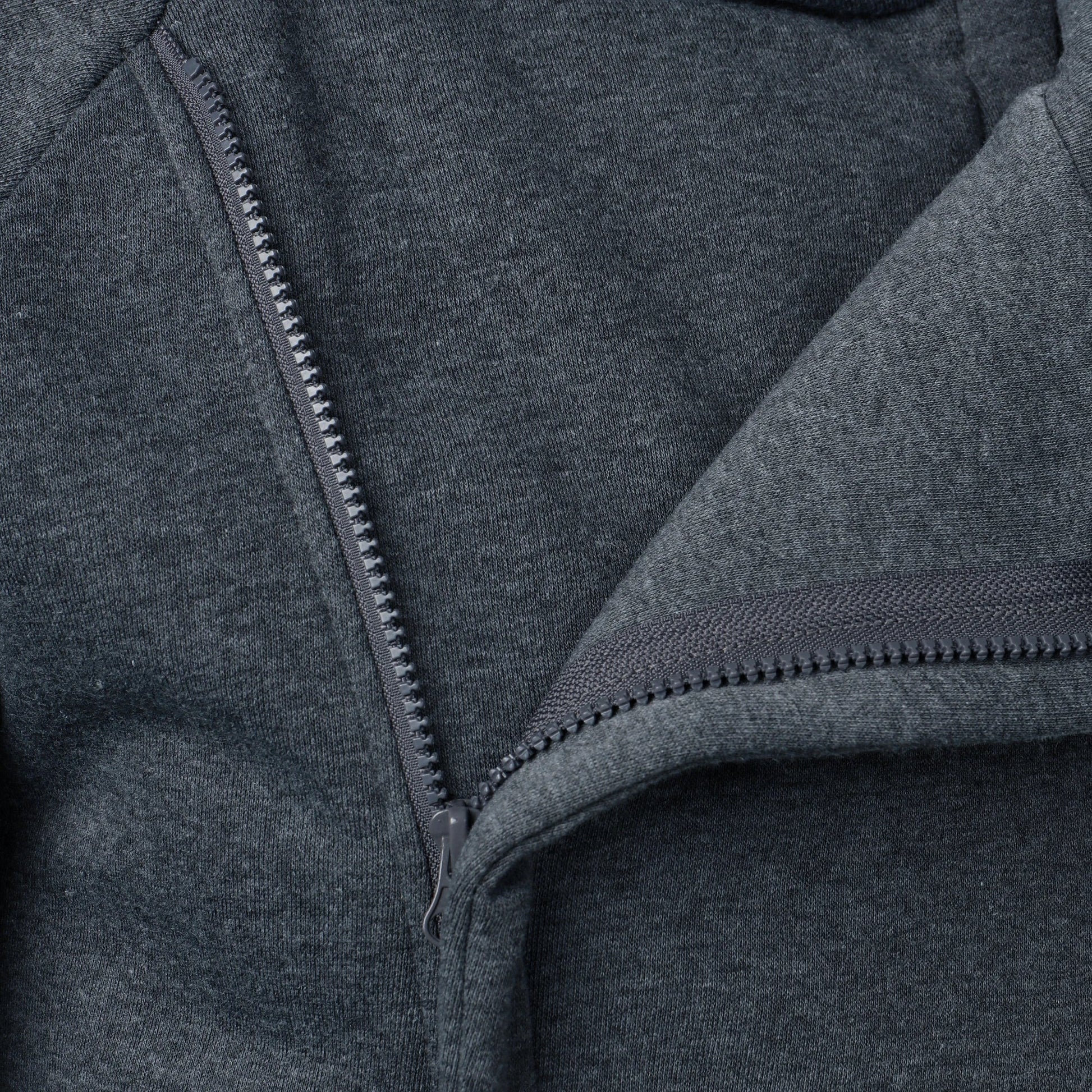 Asymmetric zip sculpted crossover hood hoodie for men | Kaelen -5