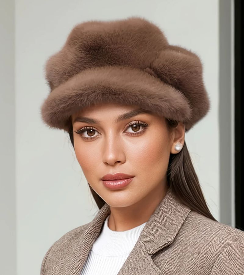 Structured elegant beret clothing for women | Liora -6