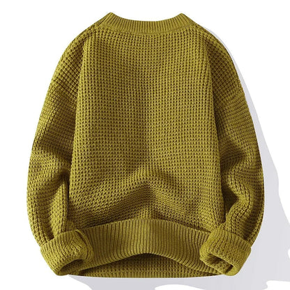 Refined textured sweater for men -6