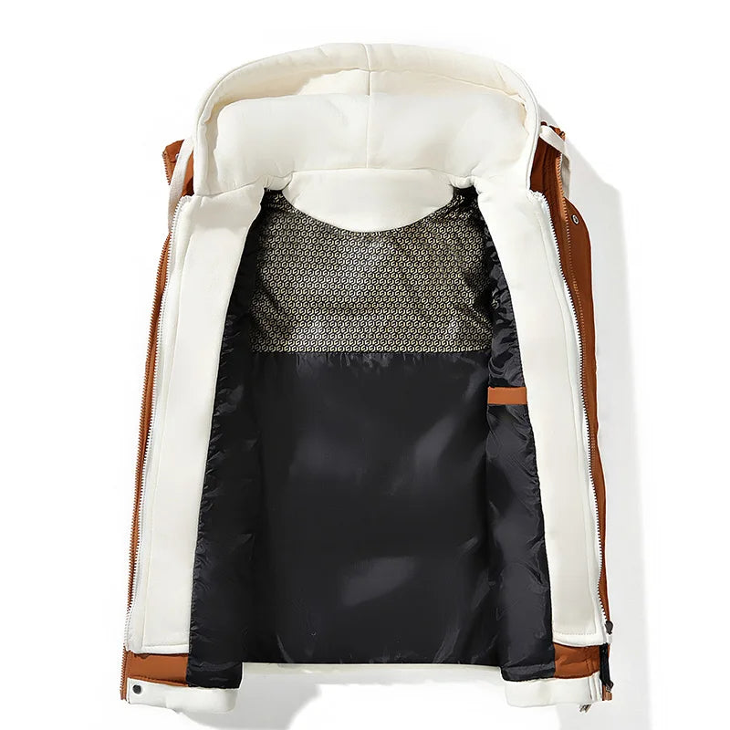 Soft shell hooded puffer everyday gilet for men | Arlo -2