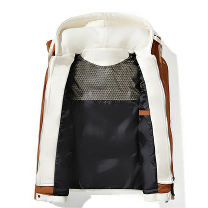 Soft shell hooded puffer everyday gilet for men | Arlo -2