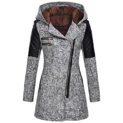 Elegant hood jacket for women | Lorelei -6