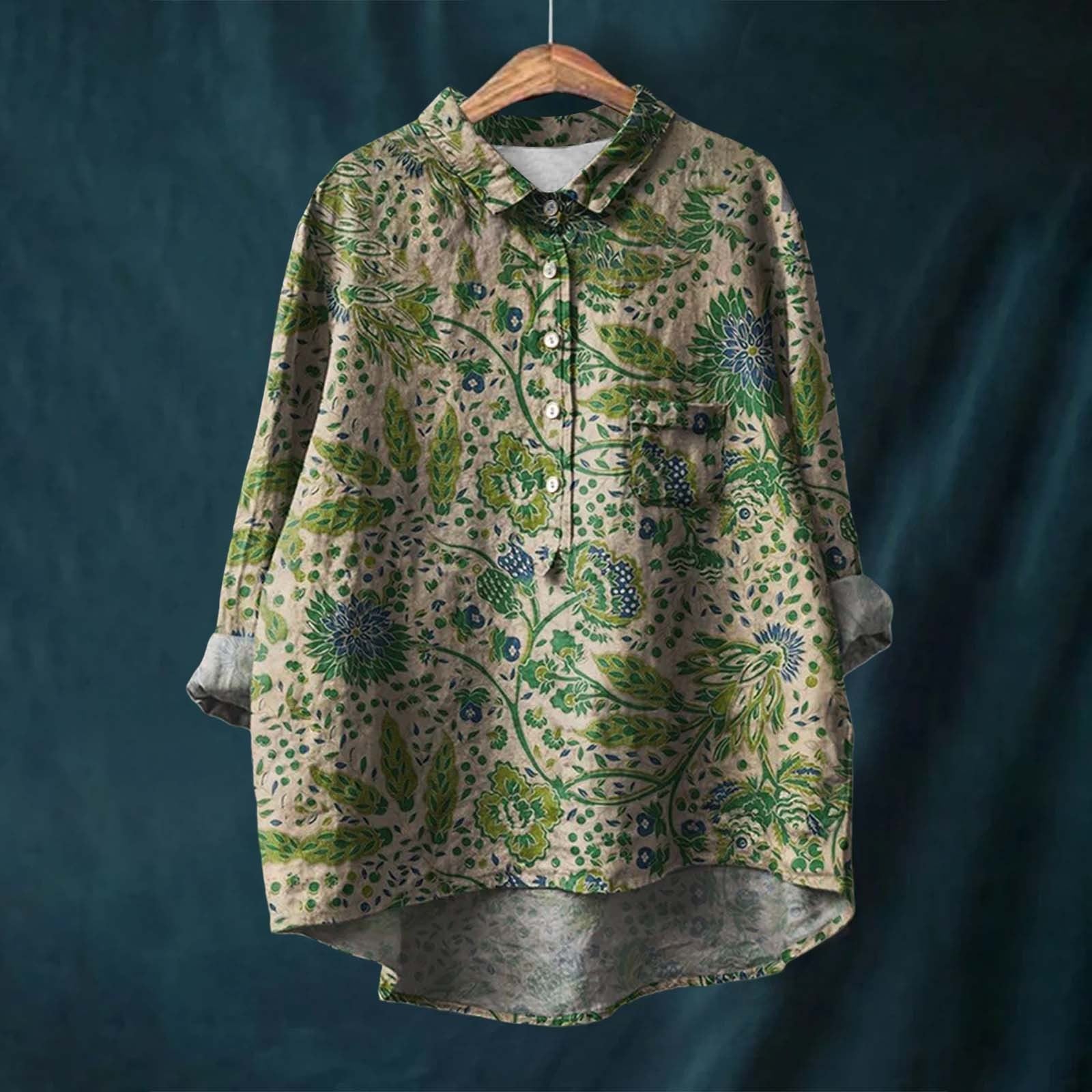 Elegant floral print blouse for women | Pairs -6