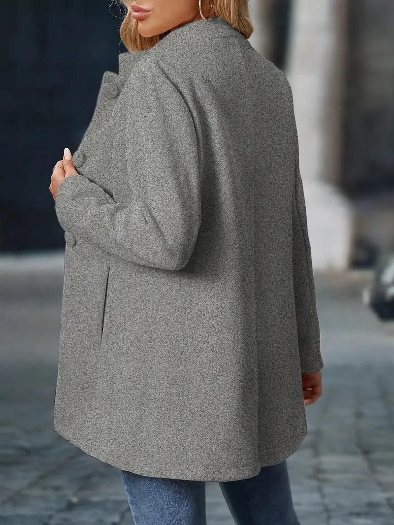 Elegant refined coat for women | Structured cut -9