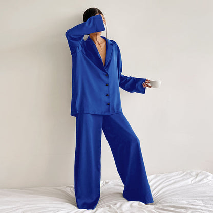 Oversized pyjamas set for women | Heather -2