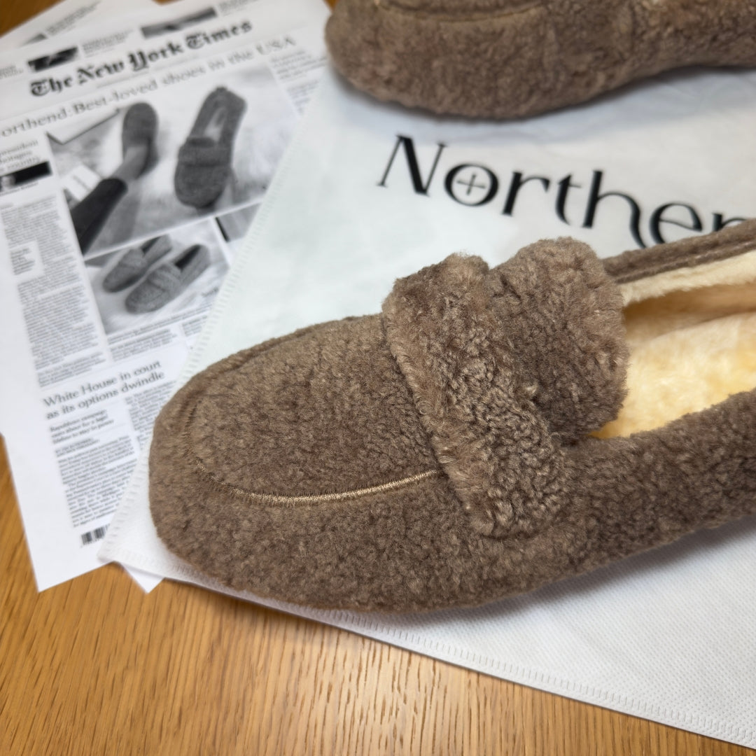 Cozy elegant winter loafers for women | Selene -2