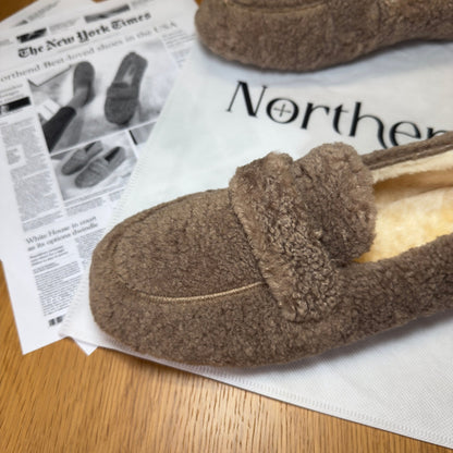 Cozy elegant winter loafers for women | Selene -2