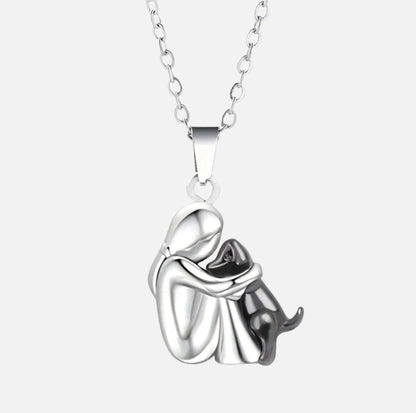 Pendant chien necklace for women | Leontine -2