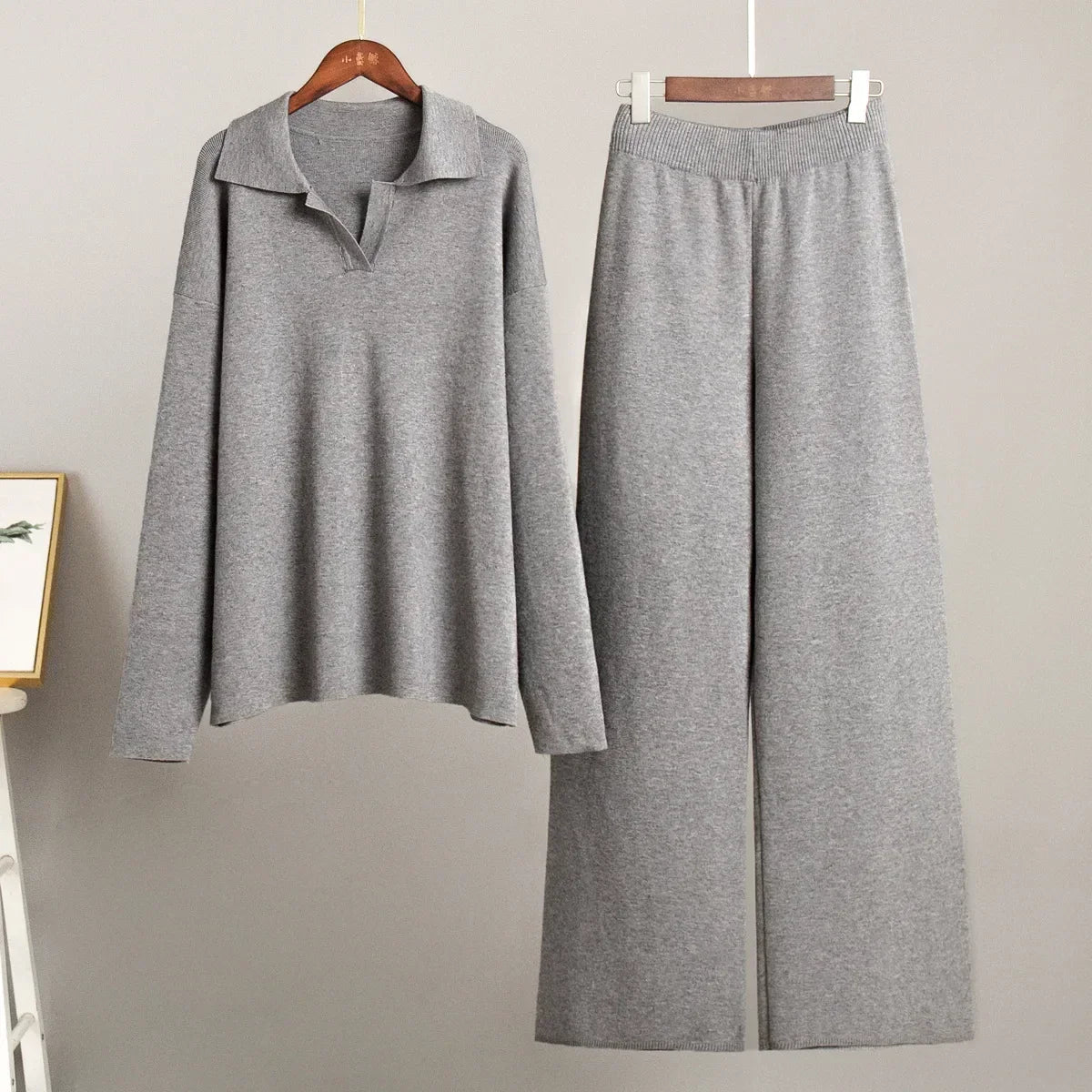 Collar chic polo set for women | Talitha -2