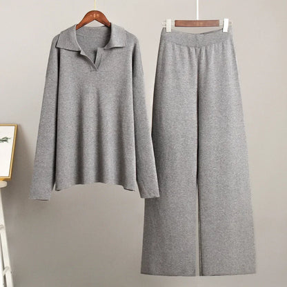 Collar chic polo set for women | Talitha -2