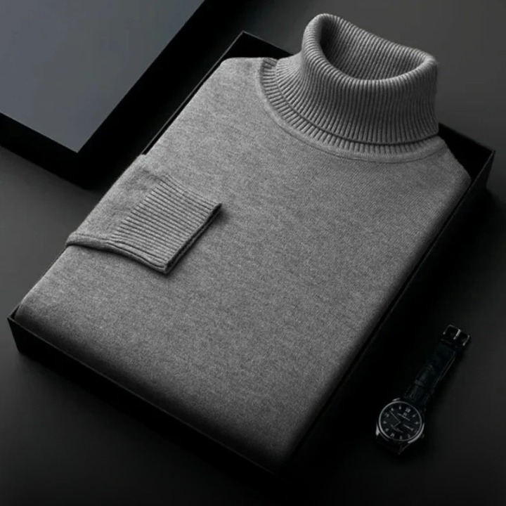 Elegant refined sweater for men | Turtleneck -1