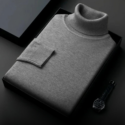 Elegant refined sweater for men | Turtleneck -1
