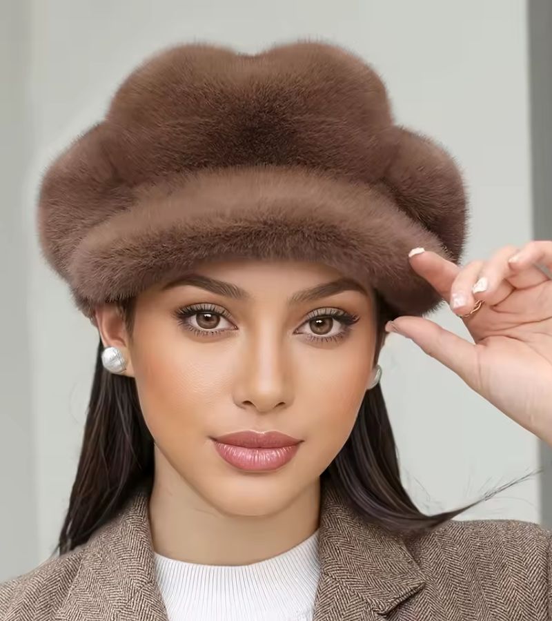 Structured elegant beret clothing for women | Liora -7