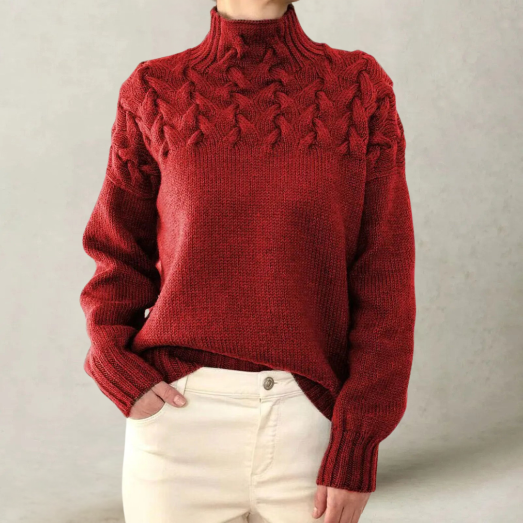 Chic warm sweater for women | Lilianne -3