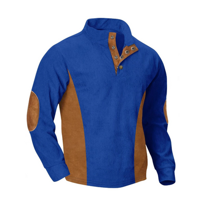 High collar sweater for men -5