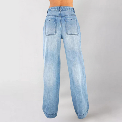 Smart harajuku jeans for women | Roxanne -3