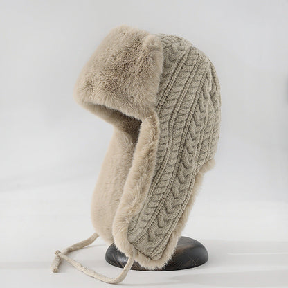 Lei feng cotton hat for women | Quinlyn -4