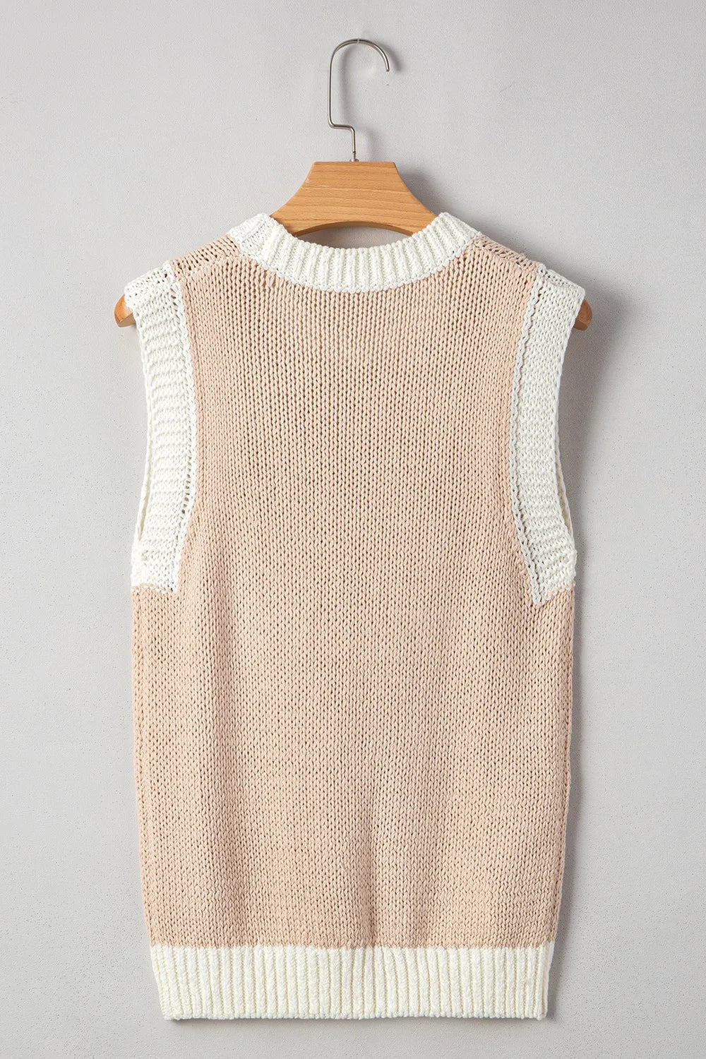 Knit sleeveless casual style vest for women | Alexia -4