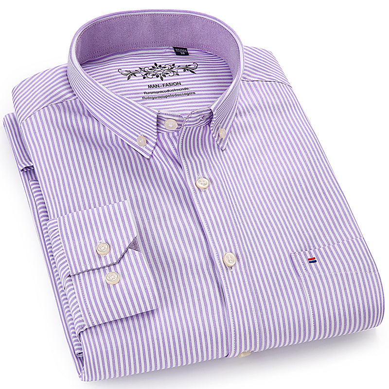 Button-up classic shirt for men | Peter -7