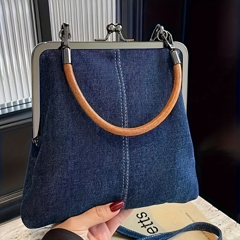 Structured shoulder modern frame silhouette bag for women | Maren -1