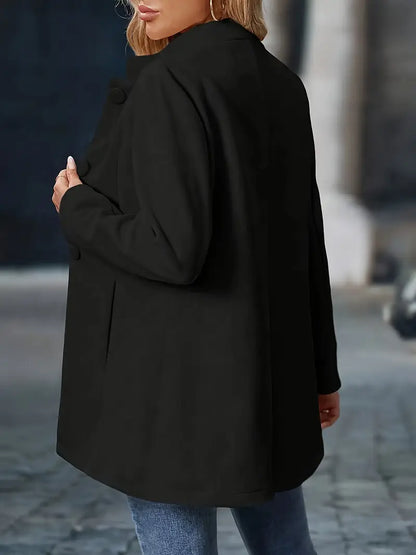 Elegant refined coat for women | Structured cut -15