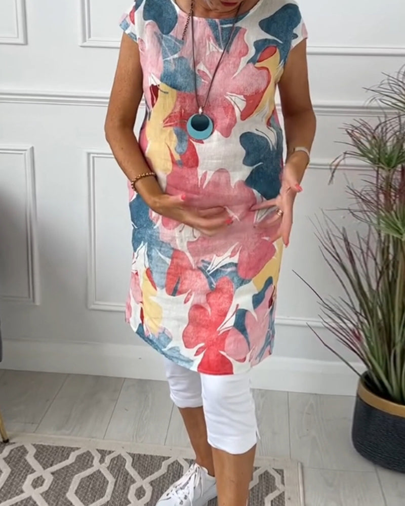 Floral colourful top for women | Sandrine -3