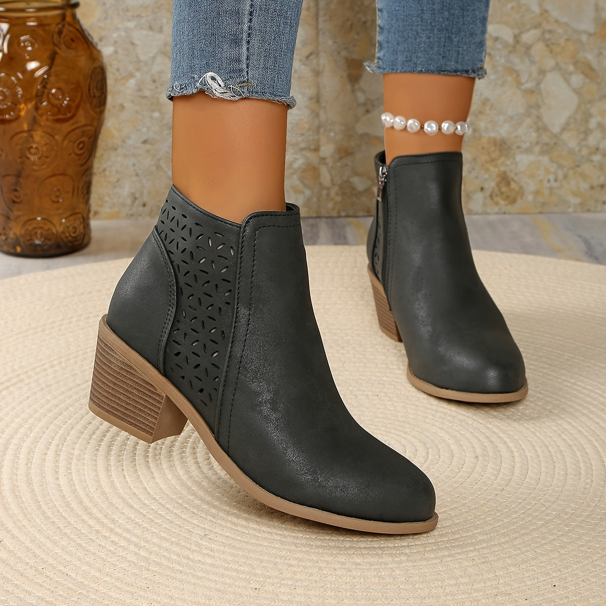 Ankle elegant comfortable boots for women -8