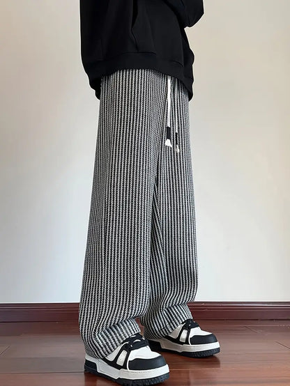 Baggy ribbed drawstring sweatpants for men | Calder -7